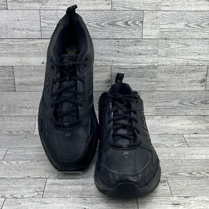 New Balance 608v2 Shoes Mens Size‎ 8 Black Leather MX608V2B Walking Sneakers